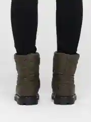 Зелёный хаки полусапоги женские