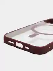 Бордовый чехол MagSafe для iPhone 11, 12, 13, 14, 15, Pro, Pro Max, Plus, mini, айфон, магсейф
