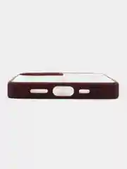 Бордовый чехол MagSafe для iPhone 11, 12, 13, 14, 15, Pro, Pro Max, Plus, mini, айфон, магсейф