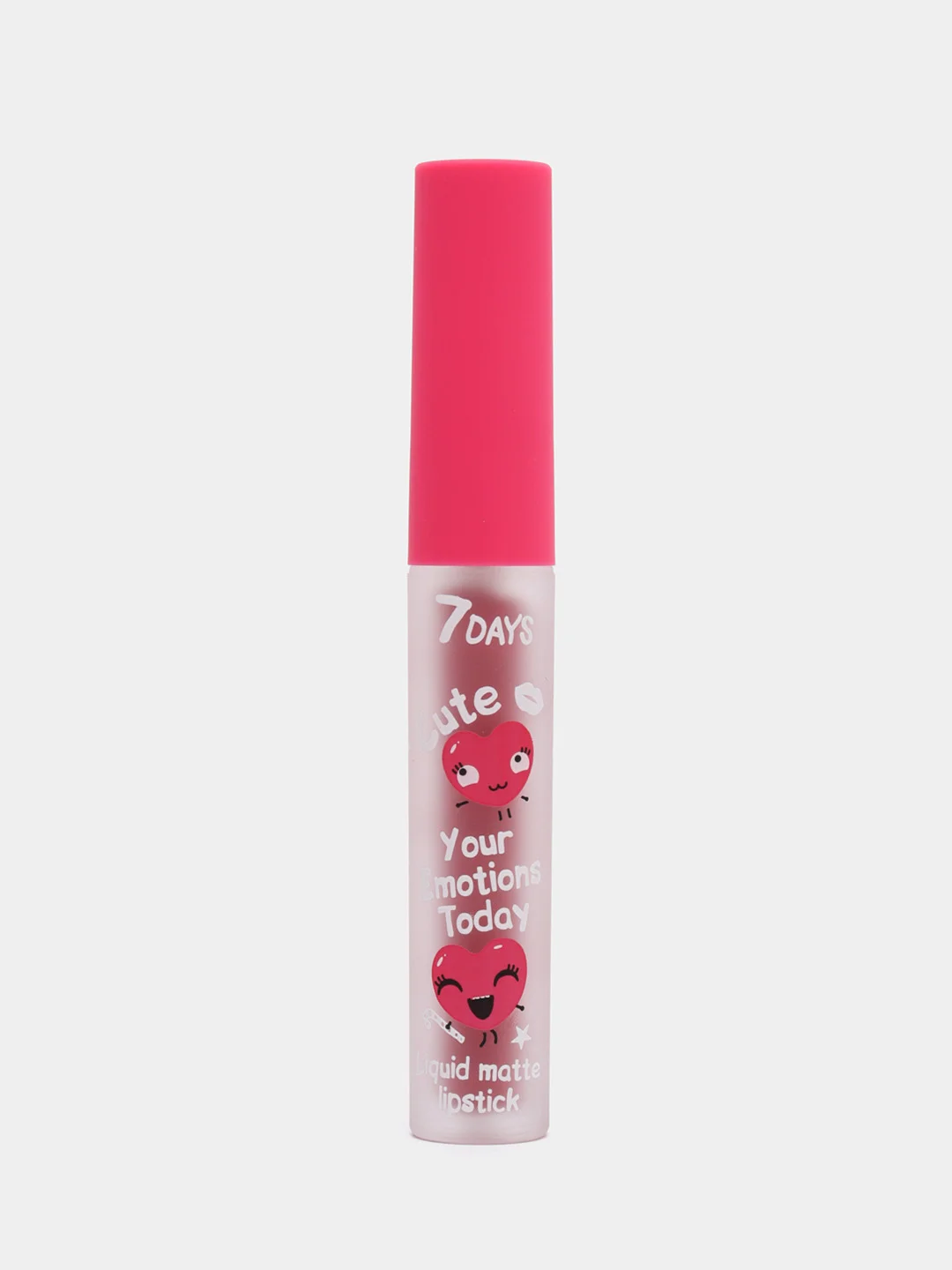 Матовая помада для губ стойкая / жидкая губная помада, 107 Nude Pink, 2,5 мл 7DAYS