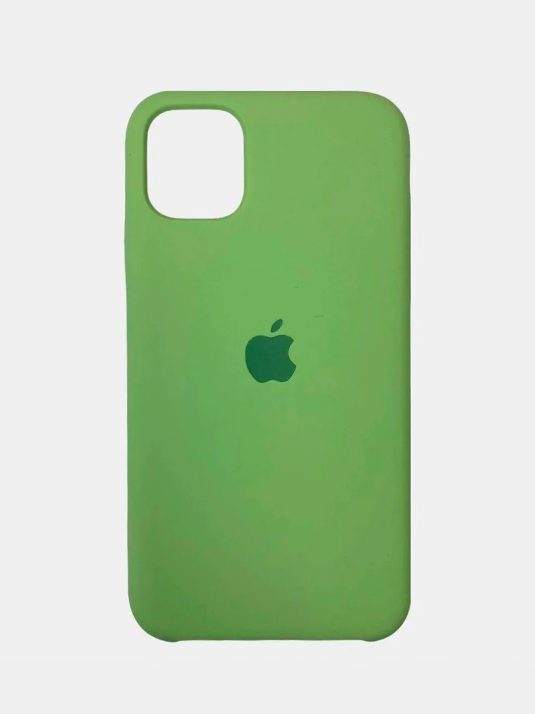 Салатовый чехол Silicone Case для iPhone 11 , 13, 7 / 8 / SE , 12 , X / XS , 6 / 6S , mini Pro Max