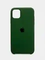 Тёмно-зелёный чехол Silicone Case для iPhone 11 , 13, 7 / 8 / SE , 12 , X / XS , 6 / 6S , mini Pro Max