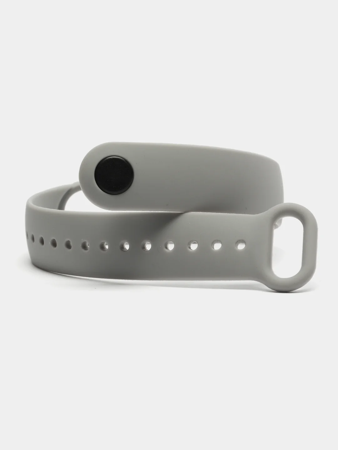 Серый силиконовый ремешок для Xiaomi Mi Band 5 / 6 /  7