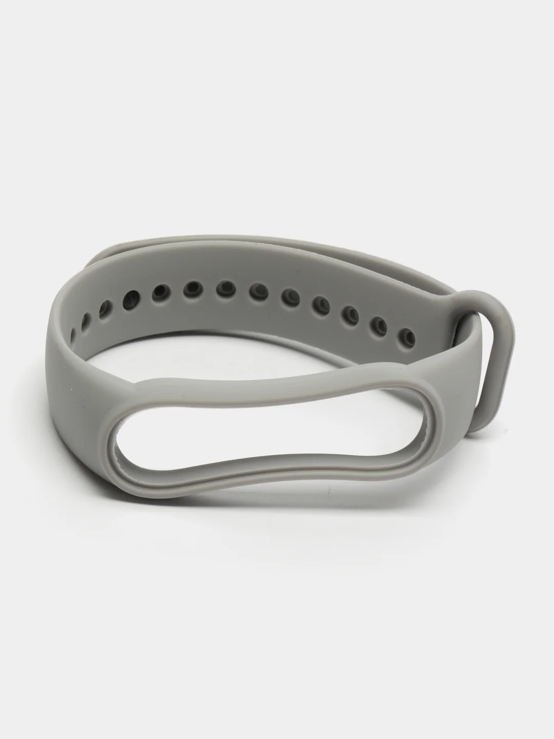 Серый силиконовый ремешок для Xiaomi Mi Band 5 / 6 /  7