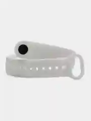 Белый силиконовый ремешок для Xiaomi Mi Band 5 / 6 /  7