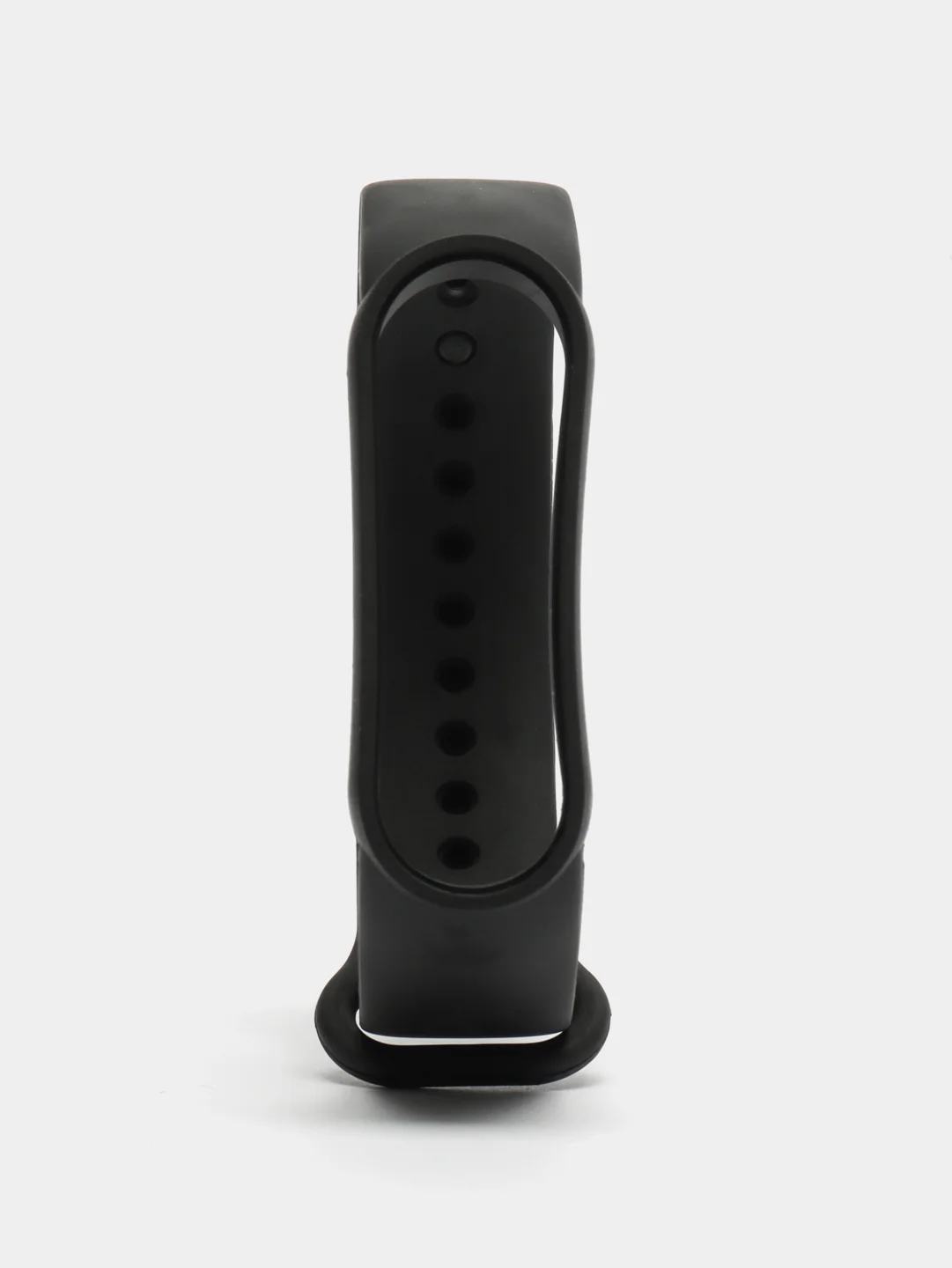 Черный силиконовый ремешок для Xiaomi Mi Band 5 / 6 /  7