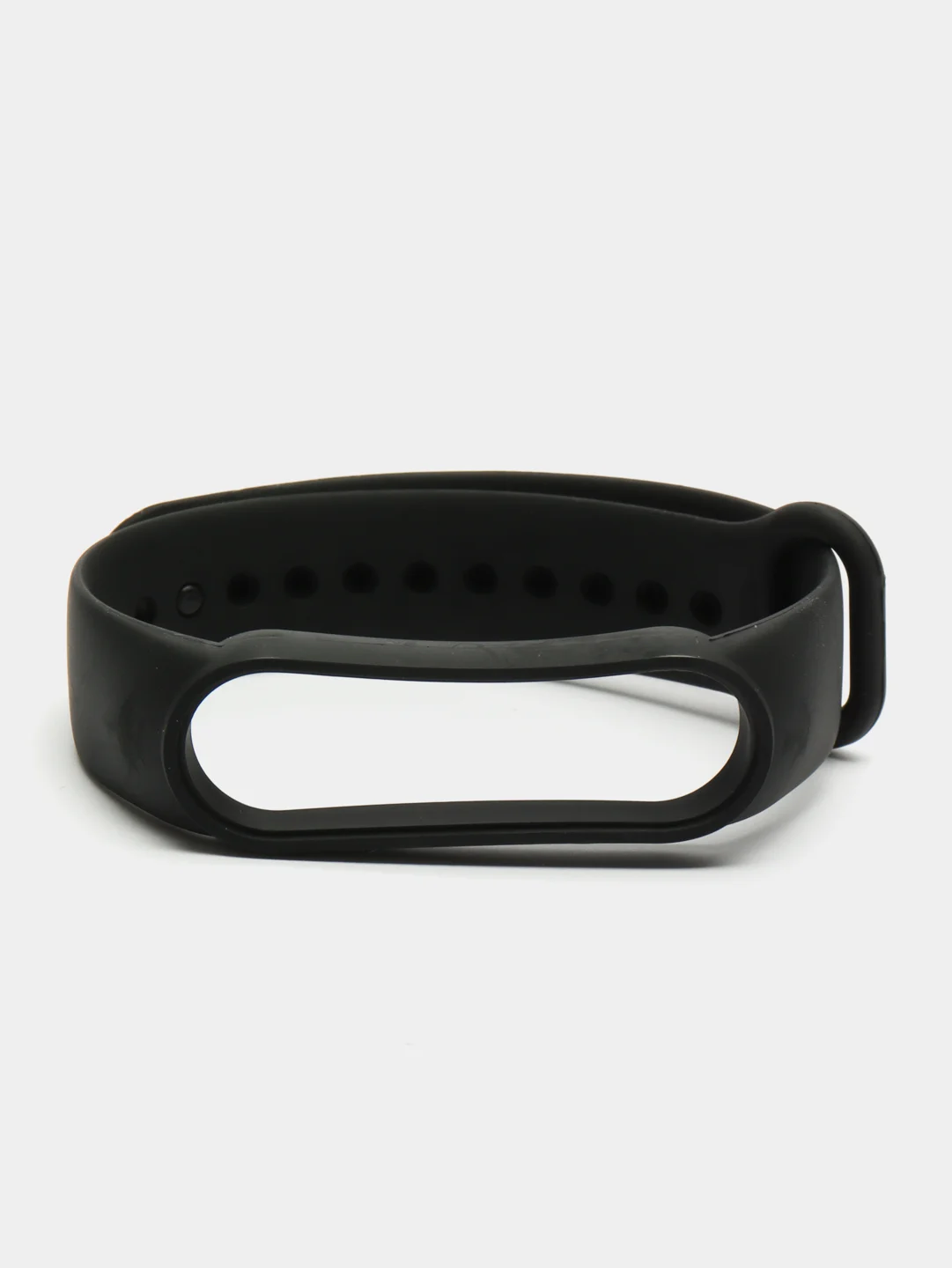 Черный силиконовый ремешок для Xiaomi Mi Band 5 / 6 /  7