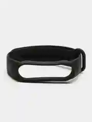 Черный силиконовый ремешок для Xiaomi Mi Band 5 / 6 /  7