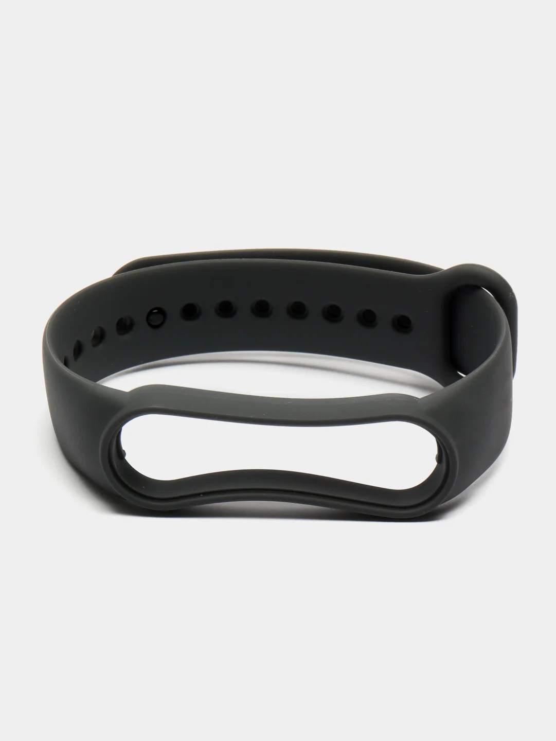 Тёмно-серый силиконовый ремешок для Xiaomi Mi Band 5 / 6 /  7