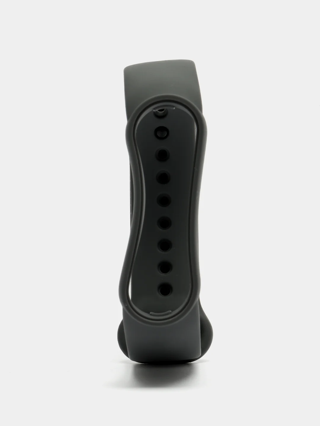 Тёмно-серый силиконовый ремешок для Xiaomi Mi Band 5 / 6 /  7