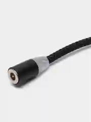 Черный магнитный кабель зарядка 360 градусов MicroUSB, Type C, Lighting 1A