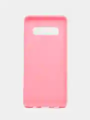 Розовый чехол Samsung Galaxy S10+ / S10 Plus, Галакси С10+ / С10 Плюс, силиконовый цветной матовый