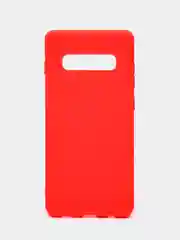 Красный чехол Samsung Galaxy S10+ / S10 Plus, Галакси С10+ / С10 Плюс, силиконовый цветной матовый