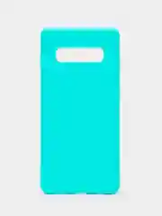 Бирюзовый чехол Samsung Galaxy S10+ / S10 Plus, Галакси С10+ / С10 Плюс, силиконовый цветной матовый