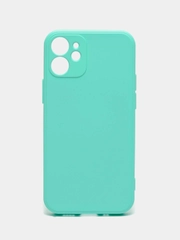 Чехол iPhone 13 Mini 12 Mini 13 Pro с защитой камеры силиконовый с бархатной подкладкой