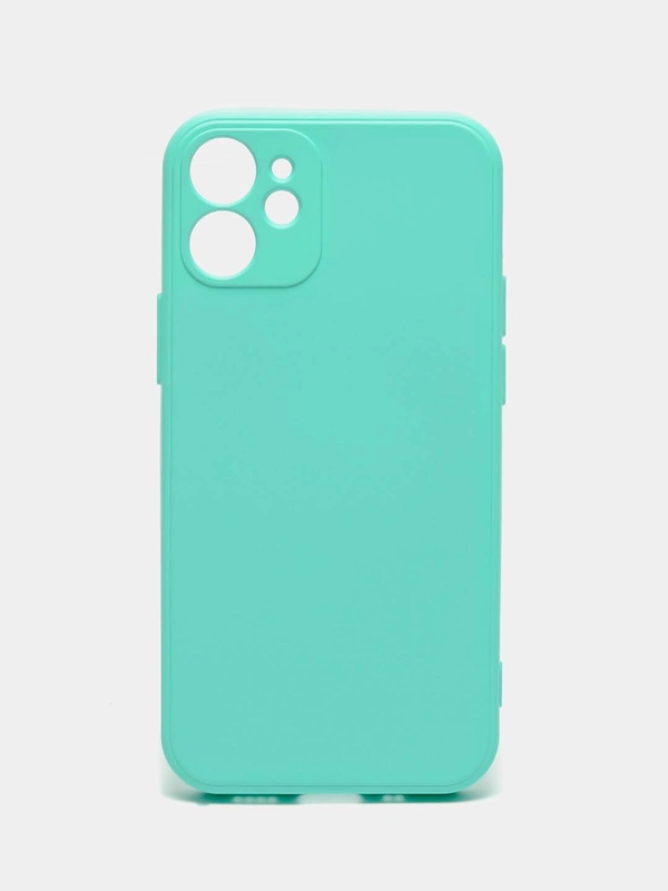 Чехол iPhone 13 Mini 12 Mini 13 Pro с защитой камеры силиконовый с бархатной подкладкой