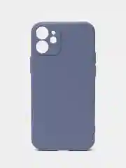 Серый чехол iPhone 13 Mini 12 Mini 13 Pro с защитой камеры силиконовый с бархатной подкладкой