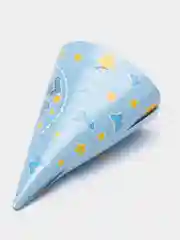 Небесно-голубой колпак детский на День рождения