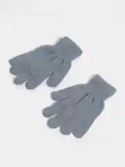 Розовый перчатки вязаные