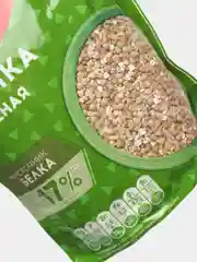 Крупа гречневая Увелка, ядрица, зеленая, непропаренная, 450 г