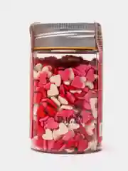 Посыпка "Сердечки" С.Пудовъ, красно-бело-розовые, 45 г
