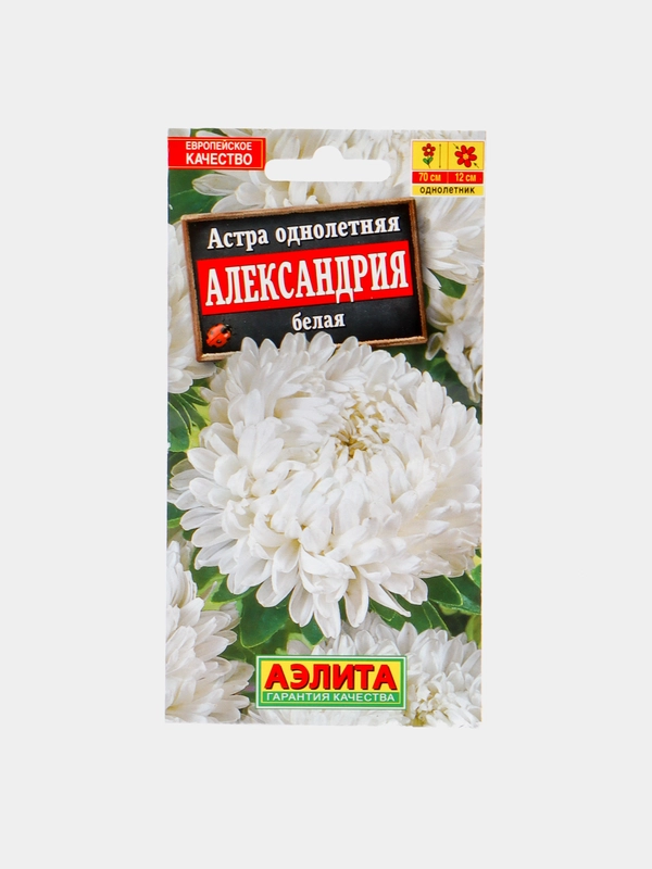 Семена Астра "Александрия белая"