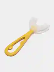 Желтый u-образная детская зубная щётка