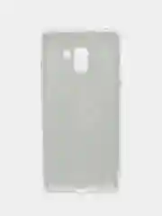 Тёмно-коричневый чехол Samsung Galaxy A8+ (A8 Plus), Самсунг Галакси А8+ / А8 Плюс силиконовый с рисунком