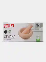 Черный ступка с пестиком 9*4,5 см, для измельчения, мрамор