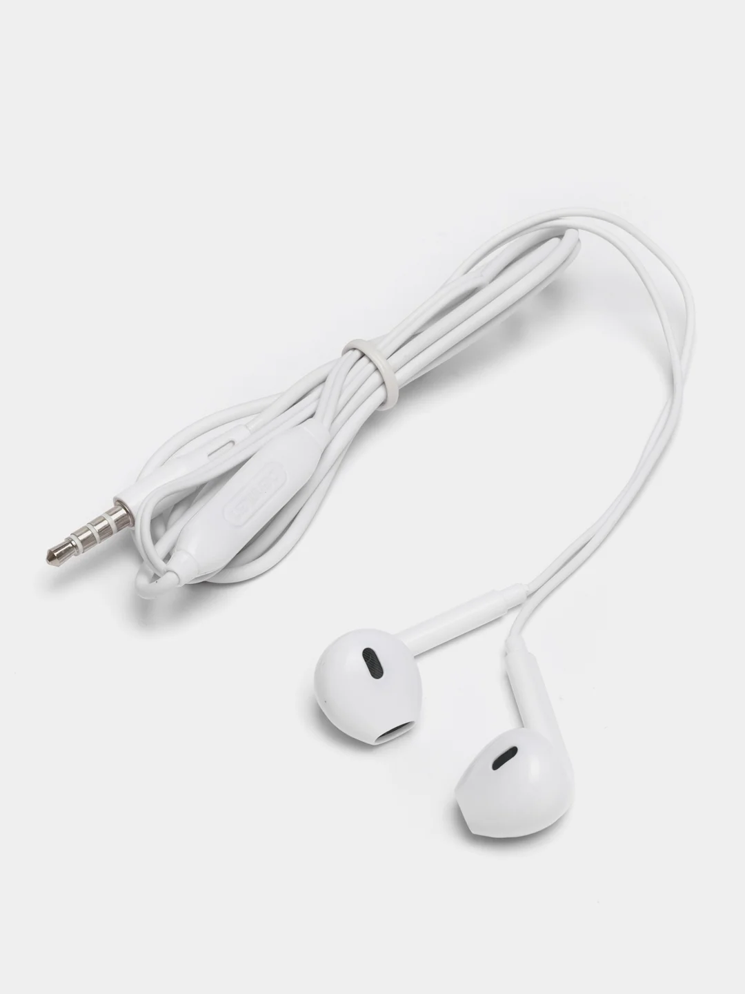 Наушники проводные EarPhones, с микрофоном, 3.5 мм, разные цвета