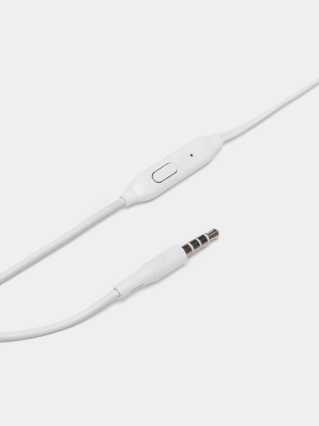 Белый наушники проводные EarPhones, с микрофоном, 3.5 мм, разные цвета