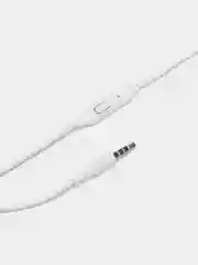 Белый наушники проводные EarPhones, с микрофоном, 3.5 мм, разные цвета