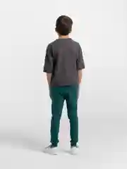 Тёмно-зелёный спортивные штаны для мальчиков 7-16 лет. 100% хлопок