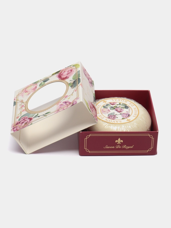 Твердое кусковое мыло для рук Savon De Royal "Роза", 100 г