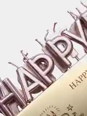 Розовый свечи для торта Happy Birthday