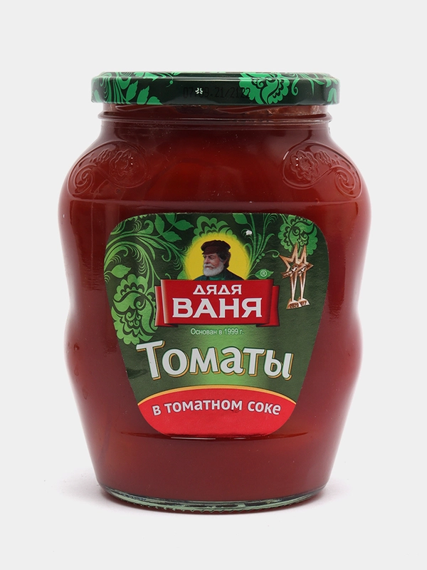 Томаты в томатном соусе неочищенные Дядя Ваня, 680 г