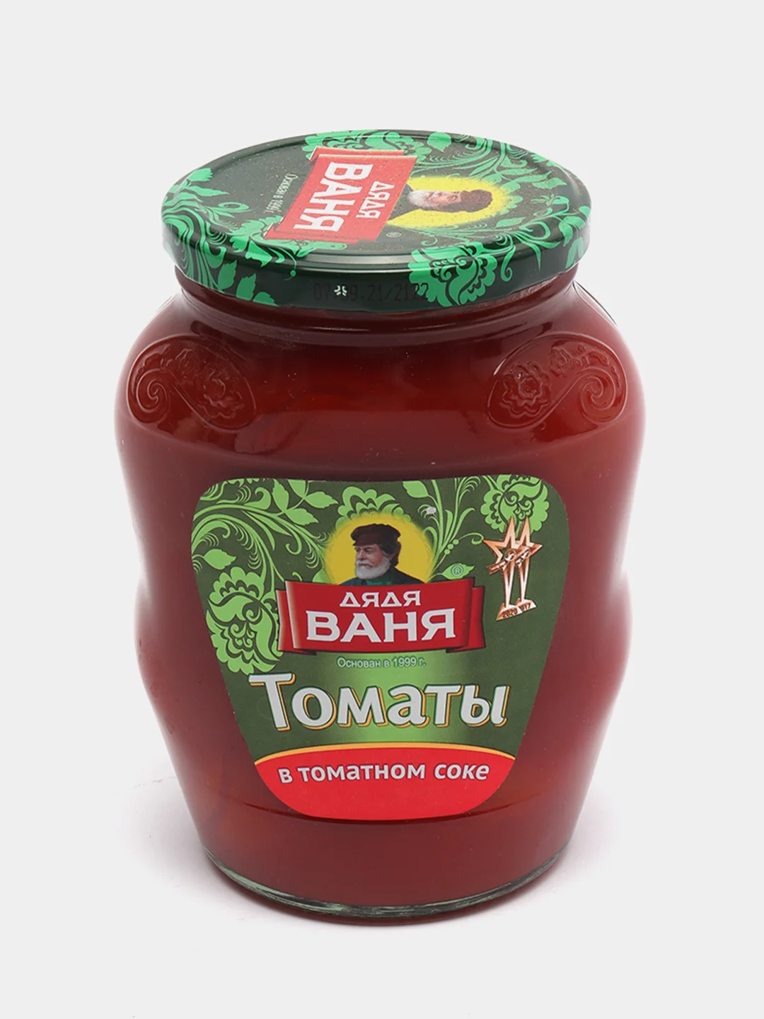 Томаты в томатном соусе неочищенные Дядя Ваня, 680 г