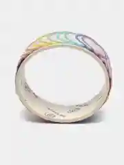 Белый стикеры-сердечки 100 штук, 6 видов