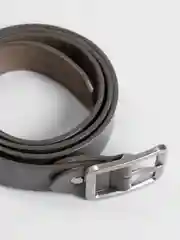 Голубой ремень женский, из натуральной кожи, тонкий, 2,5 см