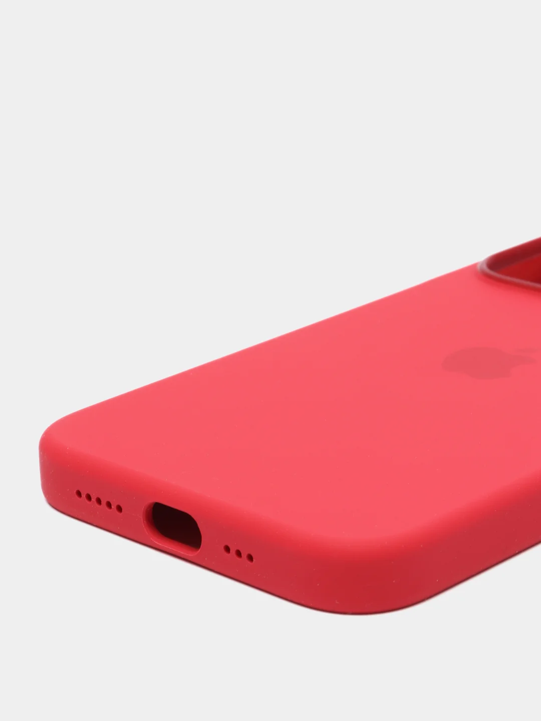 Красный чехол для Apple iPhone 13 Pro, Silicone Case MagSafe