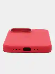 Красный чехол для Apple iPhone 13 Pro, Silicone Case MagSafe