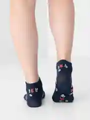 Индиго носки унисекс "Микки Маус", короткие
