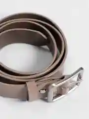 Голубой ремень женский, из натуральной кожи, тонкий, 2,5 см