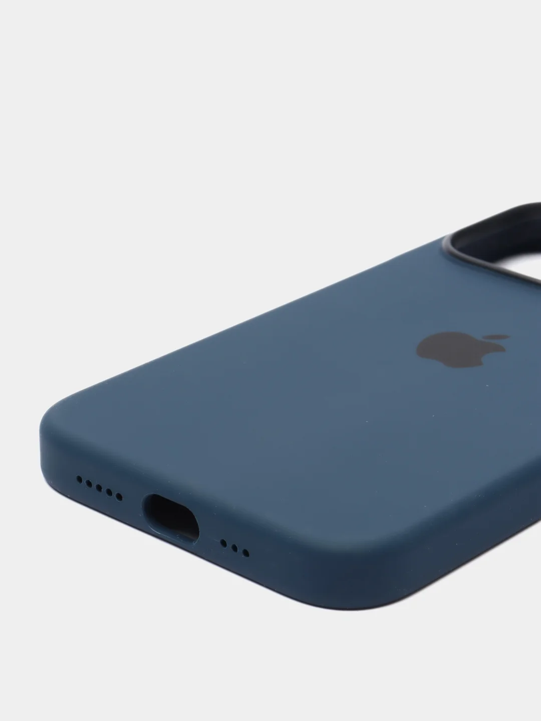 Темно-синий чехол для Apple iPhone 13 Pro, Silicone Case MagSafe
