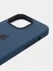 Темно-синий чехол для Apple iPhone 13 Pro, Silicone Case MagSafe