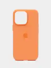 Желтый чехол для Apple iPhone 13 Pro, Silicone Case MagSafe