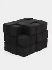 Кокосовый уголь для кальяна CROWN, 25 мм, 72 штуки