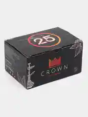 Кокосовый уголь для кальяна CROWN, 25 мм, 72 штуки