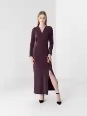 Марсала платье женское, вечернее, с люрексом, блестящее