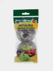 Мочалка нержавеющая "Grendy", 2 штуки в упаковке